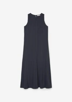 Marc O'Polo Sleeveless A-line Dress In Soft Viscose Twill -Marc O'Polo Verkäufe 45b662c5de091cbbdaf2743369be1247