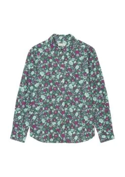 Marc O'Polo Flared Blouse With Allover Print Made Of Paper Touch Poplin -Marc O'Polo Verkäufe 490e1f2597896533bd88bf3b931698b3