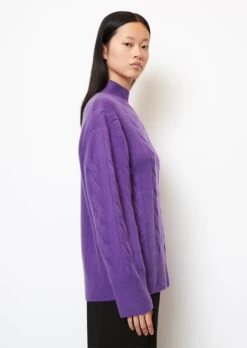 Marc O'Polo Cable Knit Sweater Oversize From Virgin Wool-cashmere Wool Mix -Marc O'Polo Verkäufe 49610c51c43bc8fc28481c36260babe4