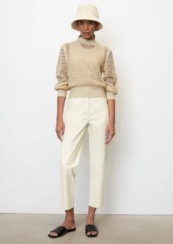 Marc O'Polo Openwork Knit Jumper In A Slim Fit Made Of An Organic Cotton And Linen Blend -Marc O'Polo Verkäufe 4ac74fa69c30b75faf97e5cb4a51be69