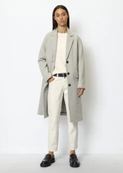 Marc O'Polo Blazer Coat Regular Made From Compact Knitted Quality