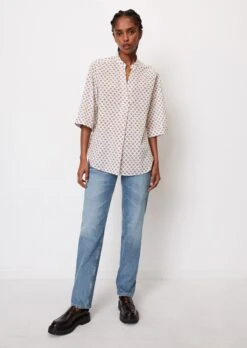 Marc O'Polo Patterned Tunic Blouse In A Regular Fit Made Of Lightweight Cotton Voile 14 Marc O'Polo Patterned Tunic Blouse In A Regular Fit Made Of Lightweight Cotton Voile -Marc O'Polo Verkäufe 5175566ff6abd9b5c9350c94af4b2dc2