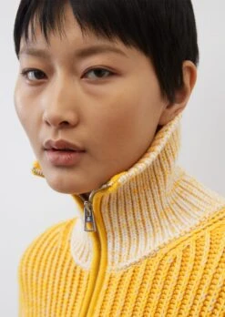 Marc O'Polo Cropped Knitted Zip-neck Jumper In A Loose Fit In A Cool Mix Of Textures And Colours -Marc O'Polo Verkäufe 5199d0bf1f1ebd6b099a99d78e4814f6