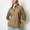 Marc O'Polo Long Sleeve Blouse In A Relaxed Fit Made Of Paper Touch Poplin -Marc O'Polo Verkäufe 51f38f31c5f6e247128b9d8fa2038fec