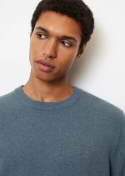 Marc O'Polo Round-neck Jumper In A Regular Fit Made Of A Soft Cotton And New Wool Blend -Marc O'Polo Verkäufe 52271f362357b5b9dd70acc53ba449a3
