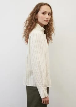 Marc O'Polo Striped Blouse In A Regular Fit Made Of A Soft Organic Cotton Twill -Marc O'Polo Verkäufe 55834f34371c33f8838baf85fc8646f0