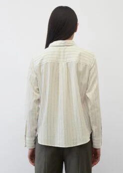 Marc O'Polo Striped Blouse In A Slim Fit Made Of A Soft Organic Cotton Twill -Marc O'Polo Verkäufe 5802904cabf2f411ade0378f3af076f8