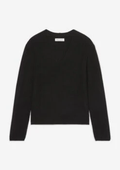 Marc O'Polo V-neck Knitted Jumper From Heavy Weight Cotton -Marc O'Polo Verkäufe 58334947ee56ec4945a217e948e57ff6