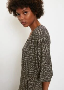 Marc O'Polo Jersey Wrap Dress With An All-over Print Made Of Stretchy Viscose Fabric -Marc O'Polo Verkäufe 584c3b5b5472ca93ac076dbe2166ac1a