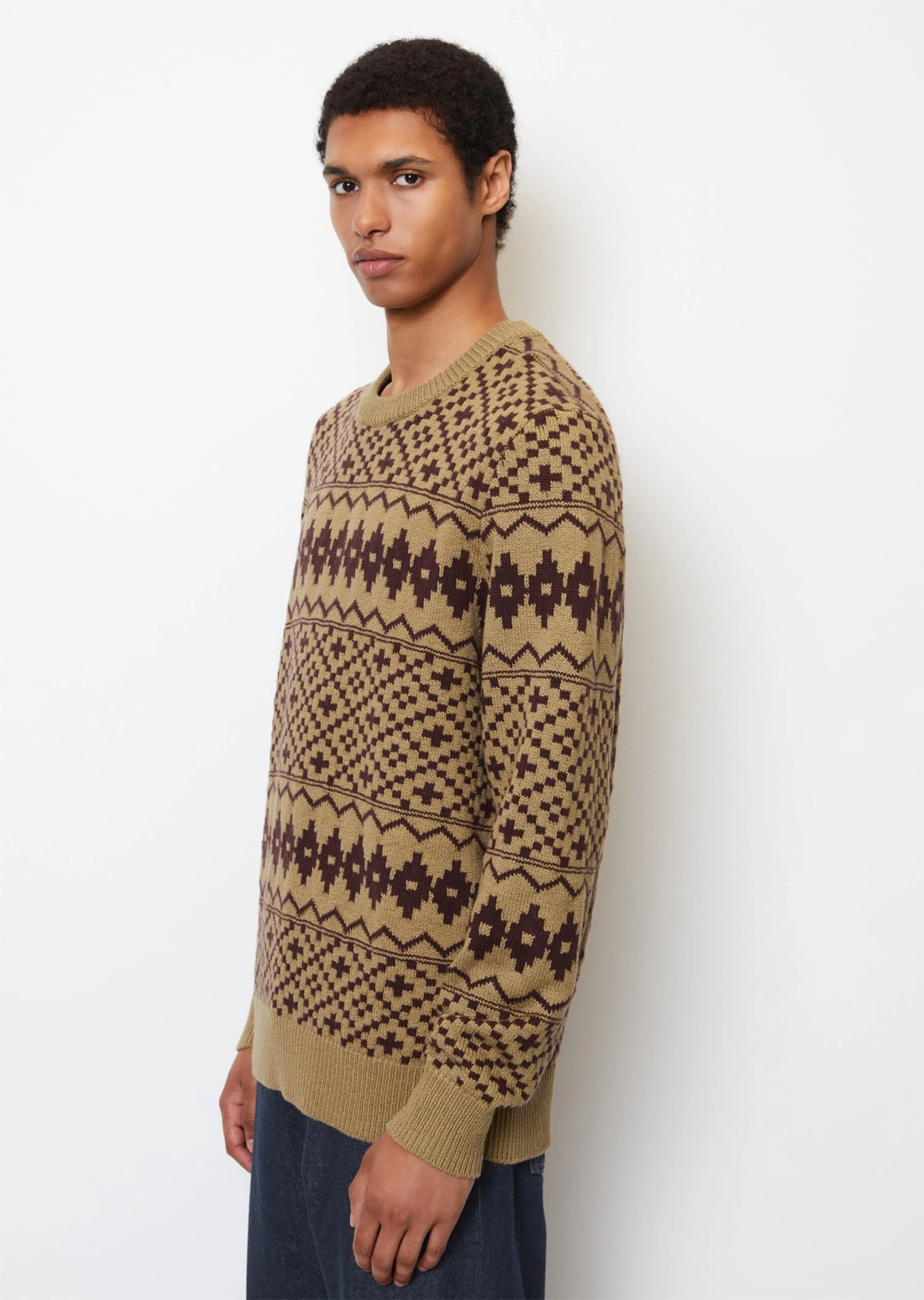 Marc O'Polo Jacquard Jumper Regular Made Of A Cotton/new Wool Blend 8 Marc O'Polo Jacquard Jumper Regular Made Of A Cotton/new Wool Blend – Bild 6