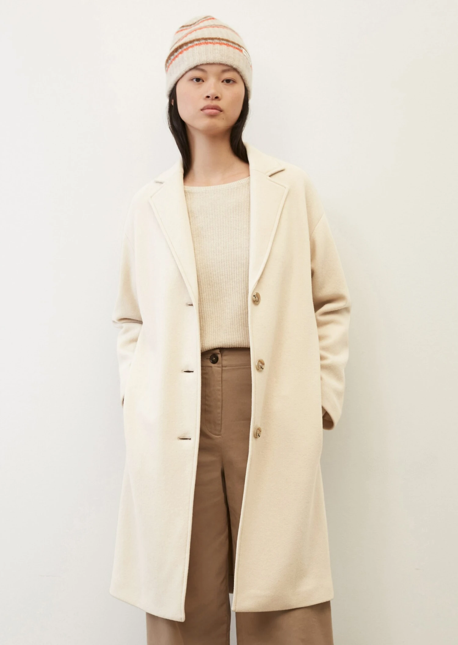 Marc O'Polo Noble Jersey Coat In An Italian Wool--blend Fabric 5 Marc O'Polo Noble Jersey Coat In An Italian Wool--blend Fabric – Bild 4