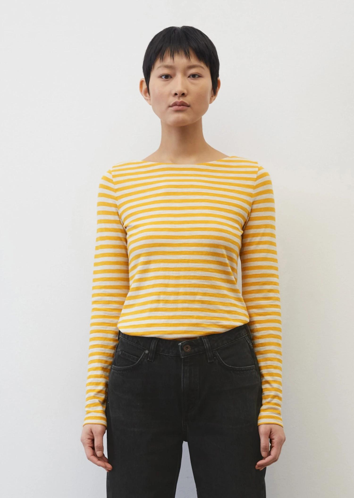 Marc O'Polo Striped Longsleeve Regular In Organic Cotton Slub Jersey 6 Marc O'Polo Striped Longsleeve Regular In Organic Cotton Slub Jersey – Bild 4