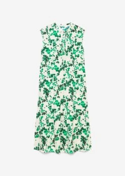 Marc O'Polo Sleeveless Midi Dress With A Flounce Hem Made Of Light Poplin Quality -Marc O'Polo Verkäufe 5b686b3c6694933e2f01a76592f8bfc4