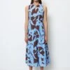 Marc O'Polo Sleeveless Maxi Dress With An All-over Print Made Of An Organic Cotton And Viscose Blend -Marc O'Polo Verkäufe 5bcea404e8fe432d340030724019e1ac