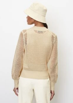 Marc O'Polo Openwork Knit Jumper In A Slim Fit Made Of An Organic Cotton And Linen Blend -Marc O'Polo Verkäufe 5be41e667d6d0daa2c5f7b0f0868f8f6