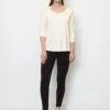 Marc O'Polo Elegant Jersey Long Sleeve Top In A Relaxed Fit From LENZING™ ECOVERO™