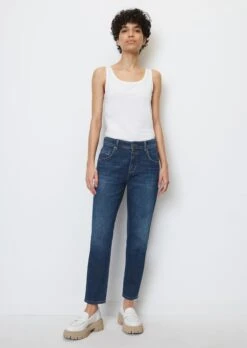Marc O'Polo Jeans THEDA Boyfriend Mid Waist Model With Two Buttons At The Front