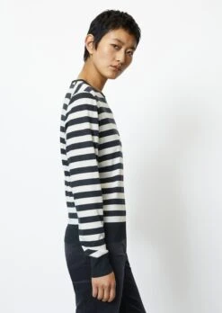 Marc O'Polo Striped Luxury Long Sleeve Regular With TENCEL™ Lyocell -Marc O'Polo Verkäufe 602138ccd563df3cf8cd91550db0b475