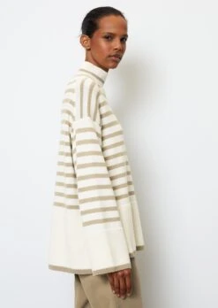 Marc O'Polo Oversize Knit Sweater With Stripe Design -Marc O'Polo Verkäufe 621734f8ce9478bd3434e422fd717852