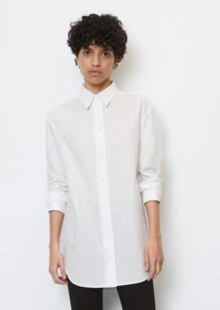 Marc O'Polo Boyfriend Shirt Blouse Oversize Made Of Cotton With A Paper-like Texture -Marc O'Polo Verkäufe 647dd5776a4b68d070df68eaa75738f8