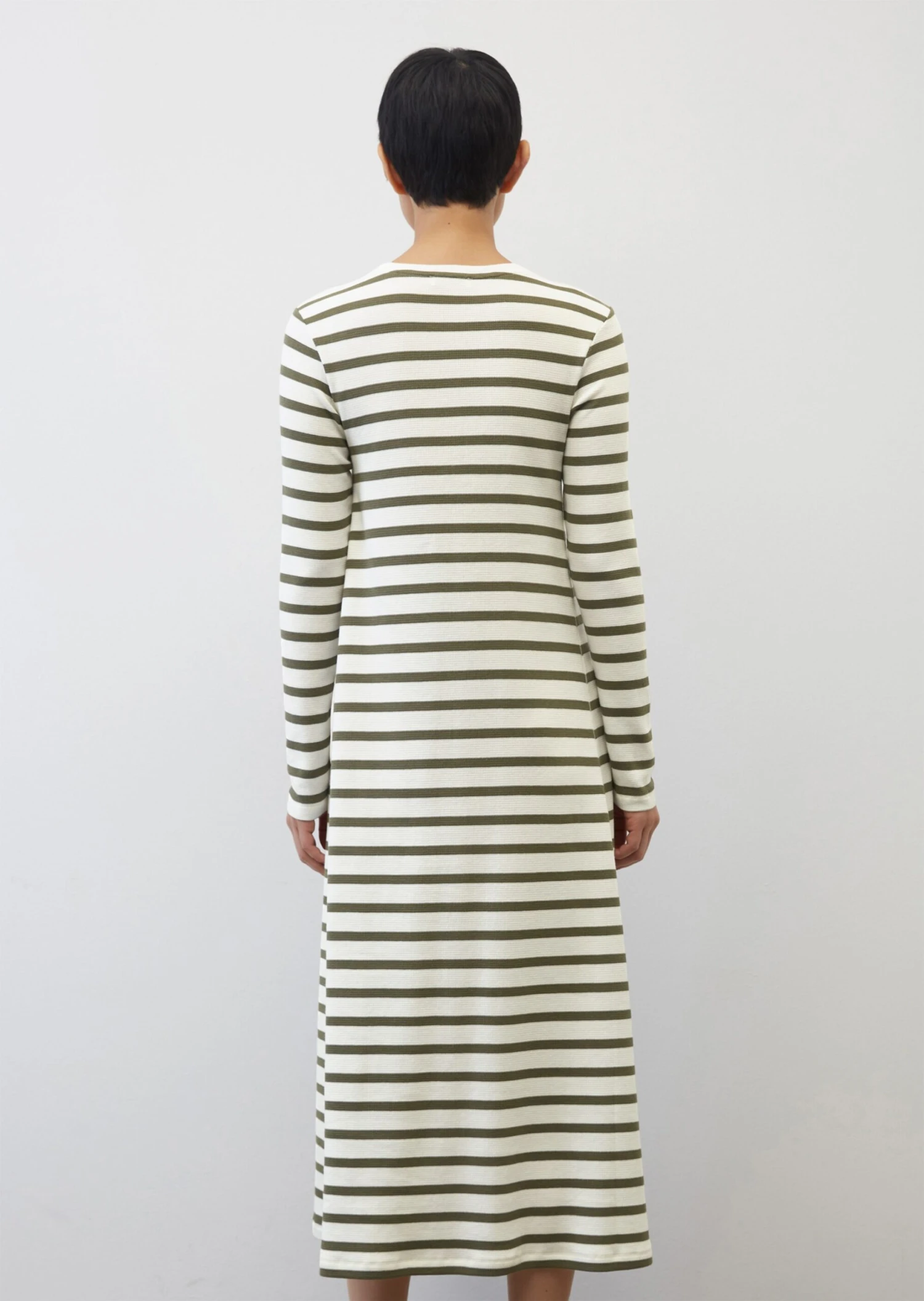Marc O'Polo Striped Waffle Jersey Dress From LENZING™ ECOVERO™ 5 Marc O'Polo Striped Waffle Jersey Dress From LENZING™ ECOVERO™ – Bild 3
