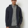 Marc O'Polo Hooded Cardigan Regular Made From Soft Lambswool Blend