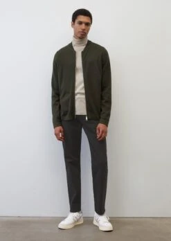 Marc O'Polo Relaxed Zip Cardigan Made Of A Blend Of Organic Cotton And Cashmere -Marc O'Polo Verkäufe 67845c19ae239fbaf8c7794b9c3992c4