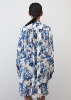 Marc O'Polo Knee-length Printed Dress In A Relaxed Fit In A Cupro/viscose Blend -Marc O'Polo Verkäufe 6aa9b6e83f497d72db7166dc40836985