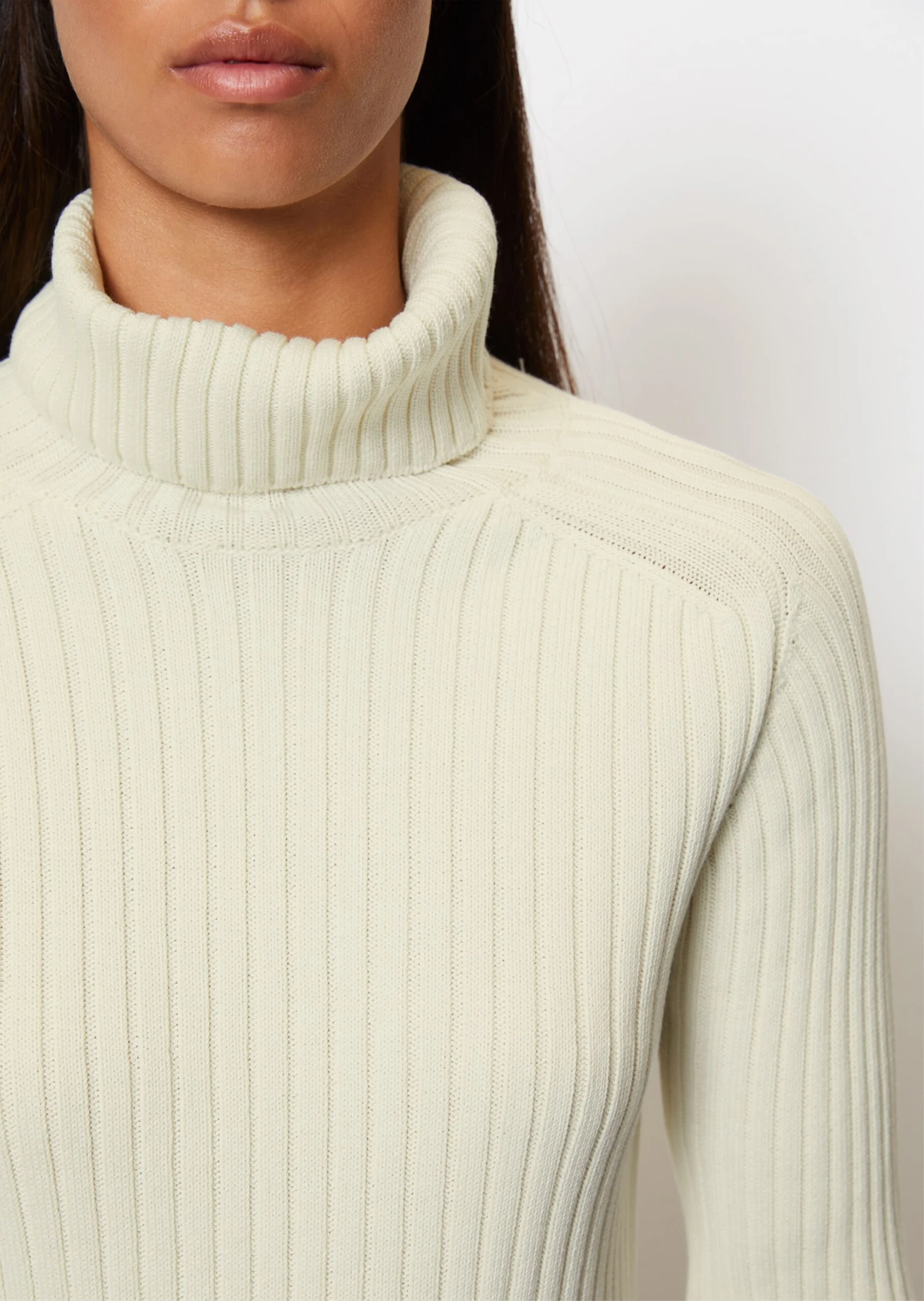 Marc O'Polo Ribbed Turtleneck Sweater Slim Made Of Organic Cotton 7 Marc O'Polo Ribbed Turtleneck Sweater Slim Made Of Organic Cotton – Bild 5