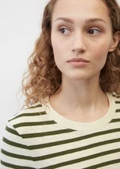 Marc O'Polo Striped Medium-weight Slub Jersey Long Sleeve Top, Regular Fit Made Of Organic Cotton -Marc O'Polo Verkäufe 6b6f905d94bc4e85512ac3ca65786007