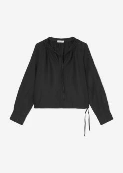 Marc O'Polo Linen Boho Blouse In A Regular Fit With Drawstring At The Hem -Marc O'Polo Verkäufe 6f5704522bdb8e72e63d79fdfce47913