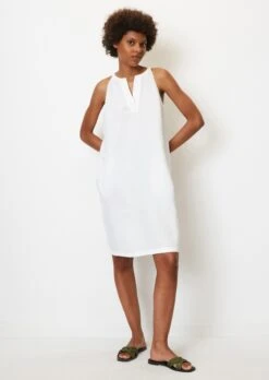Marc O'Polo Light And Breezy Linen Dress In A Loose-fitting A-line Design -Marc O'Polo Verkäufe 7167732faa74936862b2b170c7bc31c0