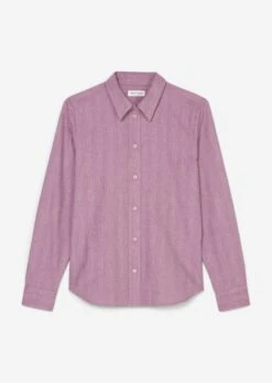 Marc O'Polo Blouse Fitted From Melange Twill Quality -Marc O'Polo Verkäufe 724cd2719954ab99641aa42a15f26b86