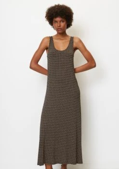Marc O'Polo Sleeveless Jersey Dress With An All-over Print Made Of Stretchy Viscose Fabric -Marc O'Polo Verkäufe 72ec6bab7897f2c4c6a787d2fabdbe64
