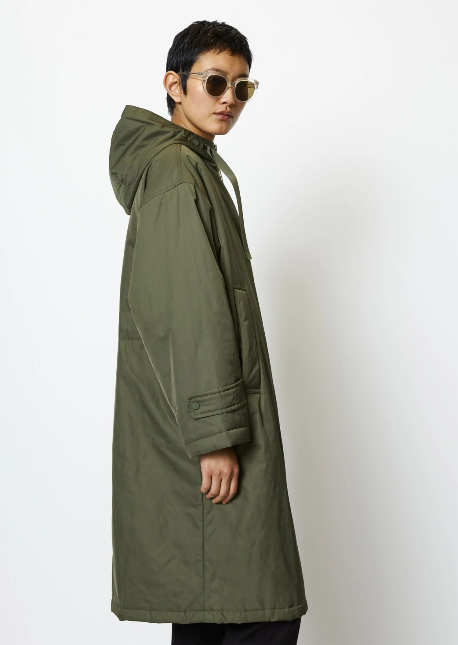 Marc O'Polo Padded Hooded Coat Relaxed Made From Recycled Polyester Twill WR 8 Marc O'Polo Padded Hooded Coat Relaxed Made From Recycled Polyester Twill WR – Bild 6