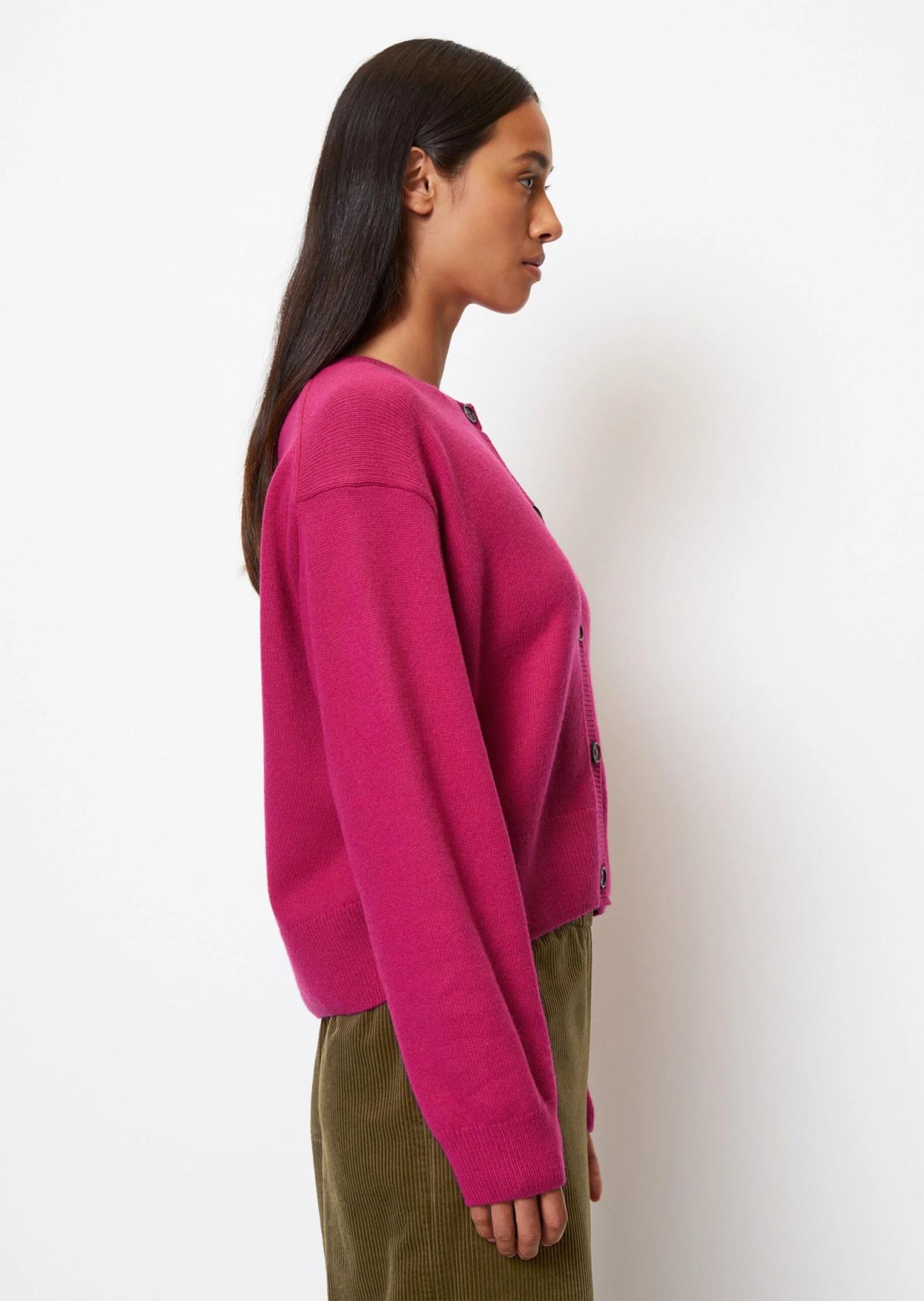 Marc O'Polo Round Neck Cardigan Loose Made From Soft Virgin Wool Mix 8 Marc O'Polo Round Neck Cardigan Loose Made From Soft Virgin Wool Mix – Bild 6