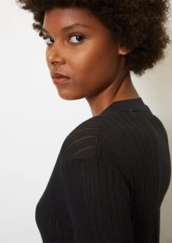 Marc O'Polo Pointelle Jersey V-neck Cardigan Made From Pure Organic Cotton -Marc O'Polo Verkäufe 75a5906eaedcbf8f812dfed945c091cc