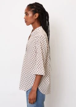 Marc O'Polo Patterned Tunic Blouse In A Regular Fit Made Of Lightweight Cotton Voile 16 Marc O'Polo Patterned Tunic Blouse In A Regular Fit Made Of Lightweight Cotton Voile -Marc O'Polo Verkäufe 79a0ce75dcda7a05cec228ca79e1d7ed