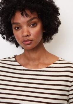 Marc O'Polo Striped Finely Textured Long Sleeve Top In A Regular Fit Made Of Organic Cotton Jersey -Marc O'Polo Verkäufe 7cec1492f748985984398619f4ba8449