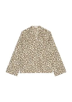 Marc O'Polo V-neck Blouse With An All-over Print Made Of Paper Touch Poplin -Marc O'Polo Verkäufe 7f6a93f6191973782f513d47473a8172