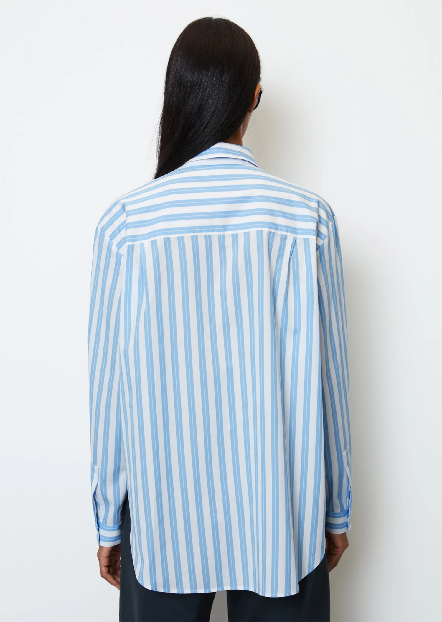 Marc O'Polo Striped Boyfriend Blouse Made Of Pure Organic Cotton 5 Marc O'Polo Striped Boyfriend Blouse Made Of Pure Organic Cotton – Bild 3