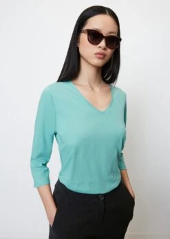 Marc O'Polo Oversized Basic V-neck T-shirt Made Of Organic Cotton Single Jersey -Marc O'Polo Verkäufe 88e5b30799894b2e4c6f916f5f539692 1