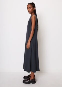 Marc O'Polo Sleeveless A-line Dress In Soft Viscose Twill -Marc O'Polo Verkäufe 8ab5a9ed2501b09e71c3a888e20f87d4