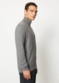 Marc O'Polo Zip Stand-up Collar Cardigan Regular Made From Soft Cotton Virgin Wool Mix -Marc O'Polo Verkäufe 8cd806a60e7004d1049e519781e01617