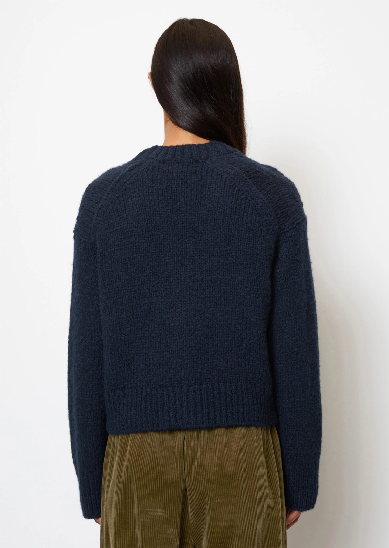 Marc O'Polo V-neck Cardigan Loose Virgin Wool Mix 5 Marc O'Polo V-neck Cardigan Loose Virgin Wool Mix – Bild 3