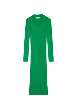 Marc O'Polo Rib Knit Dress With A Polo Collar Made Of An Organic Cotton And Linen Blend -Marc O'Polo Verkäufe 8d092e24091747378befeca8d9edca73