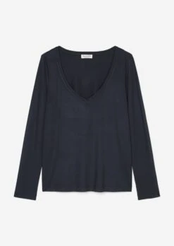 Marc O'Polo V-neck Long Sleeve Top In A Loose Fit From LENZING™ ECOVERO™ -Marc O'Polo Verkäufe 8d74a6e16fe5874a66e2fb7bc59a8b6f