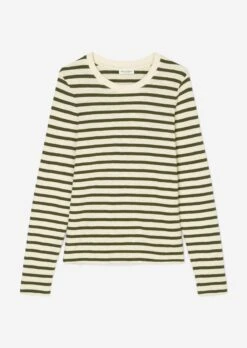 Marc O'Polo Striped Medium-weight Slub Jersey Long Sleeve Top, Regular Fit Made Of Organic Cotton -Marc O'Polo Verkäufe 8da8b05f16d94b506414cb3e75a4720b