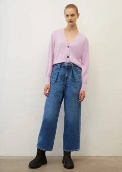 Marc O'Polo Fine Knit V-neck Cardigan With Cashmere Wool -Marc O'Polo Verkäufe 90420c8234c31b3e97e25d15757670b6