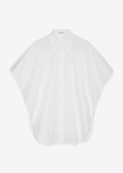 Marc O'Polo Wide Blouse In The Style Of A Cape In Paper Touch Poplin -Marc O'Polo Verkäufe 93ed3f17946d777797260e8b180dcb5e